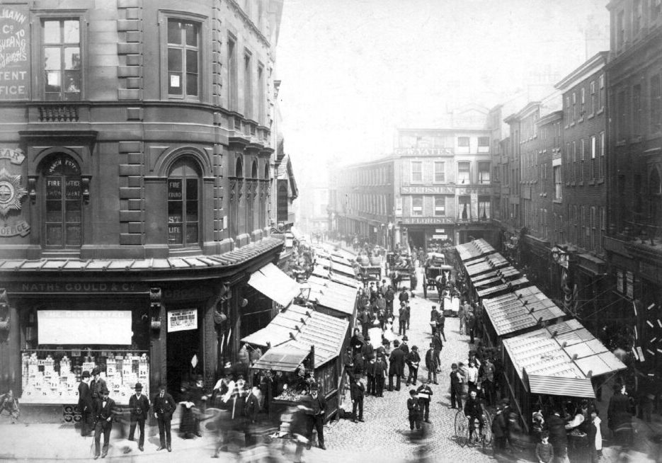 Story 10 Old Market Place looking towards the Cathedral